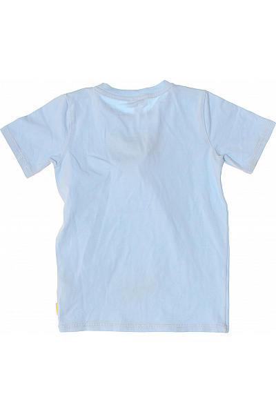 Steiff Dětské Chlapecké Světle Modré Tričko Krátký Rukáv Medvídek Výšivka Velikost 122 | Steiff | obrázek 3