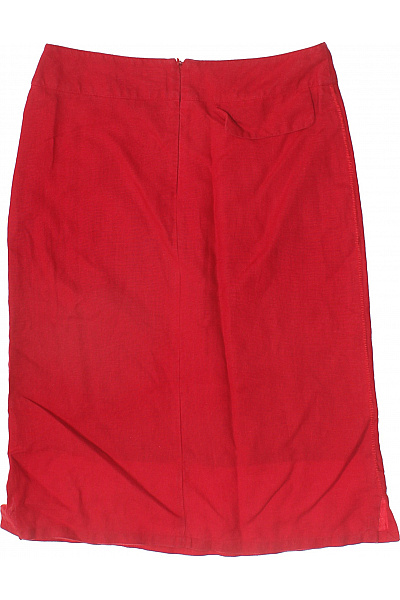 Jackpot Dámská červená pouzdrová sukně ke kolenům rovná se zipem Velikost 2 | Jackpot | obrázek 2