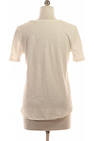 Marc O´Polo Dámské bílé tričko s krátkým rukávem a velkým výstřihem basic Velikost xs | Marc O´Polo | obrázek 2