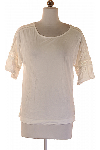 Marc O´Polo Dámská halenka s krátkým rukávem bílá madeirová Velikost xxs | Marc O´Polo | obrázek 2