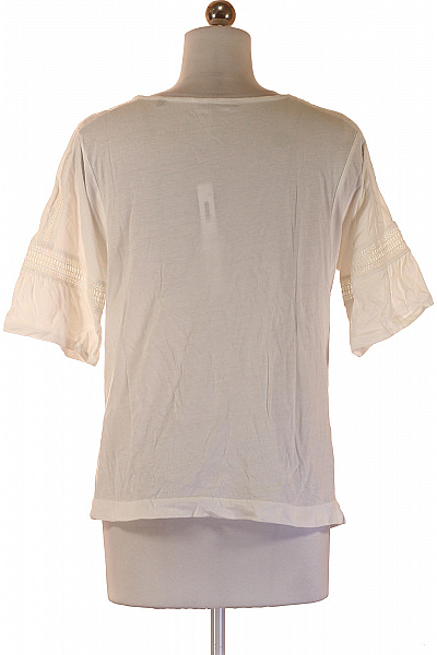 Marc O´Polo Dámská halenka s krátkým rukávem bílá madeirová Velikost xxs | Marc O´Polo | obrázek 3