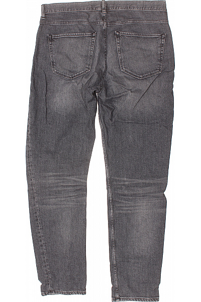 BALDESSARINI Pánské šedé seprané rovné džíny klasické s kapsami Velikost L | BALDESSARINI | obrázek 2