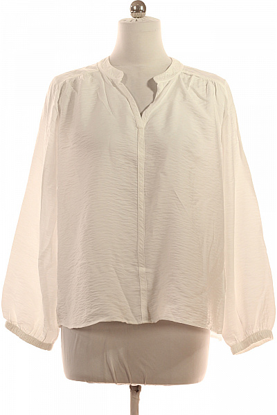 s.OLIVER Dámská viskózová bílá halenka s dlouhým rukávem volná elegantní Velikost 42 | s.OLIVER | obrázek 2