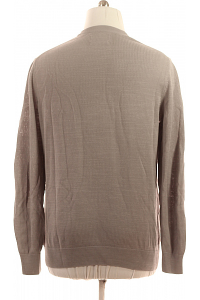 Marc O´Polo Pánský bavlněný svetr béžový žebrovaný basic přes hlavu Vel. L | Marc O´Polo | obrázek 2