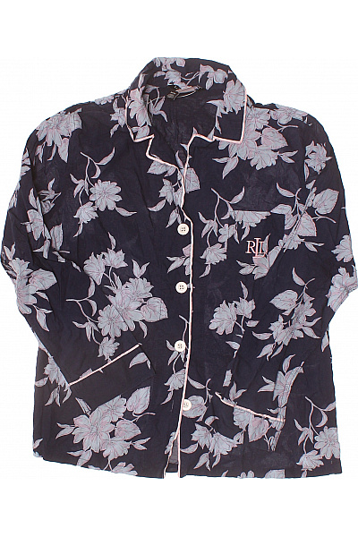 Ralph Lauren dámské pyžamo květinové modré Velikost m | Ralph Lauren | obrázek 4
