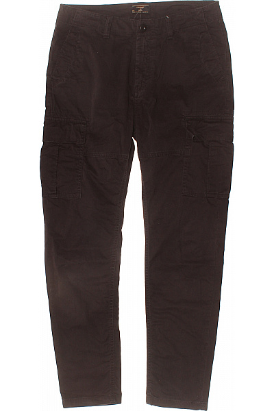 SUPERDRY Pánské cargo kalhoty hnědé volnočasové s kapsami rovné Velikost 28 | SUPERDRY | obrázek 2