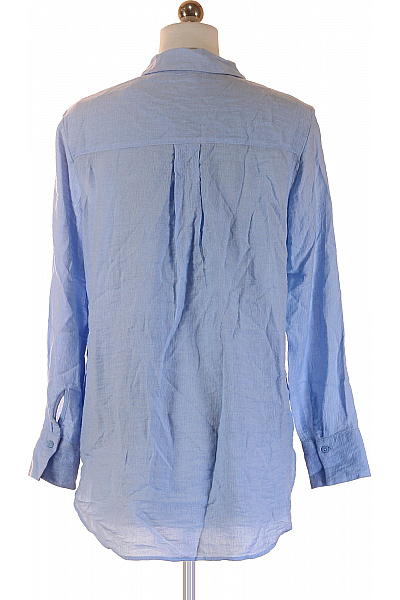 s.OLIVER Dámská viskózová modrá košile dlouhý rukáv ležérní Vel. 34 | s.OLIVER | obrázek 3