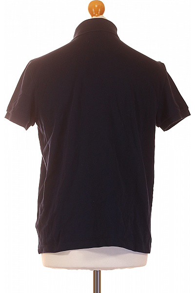 LACOSTE Pánské bavlněné modré polo tričko s krátkým rukávem a výšivkou Vel. L | LACOSTE | obrázek 3