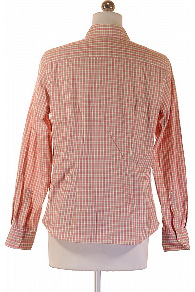 LANDS´END dámská kostkovaná košile s dlouhým rukávem růžová Velikost 36 | LANDS´END | obrázek 3