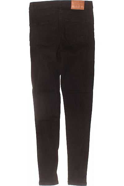 Oasis Dámské černé strečové skinny džíny s vysokým pasem Velikost XS | Oasis | obrázek 2