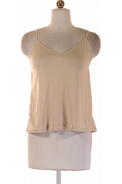 RISSKIO Dámské tílko basic jednobarevné béžové viskózové Velikost S | RISSKIO | obrázek 2
