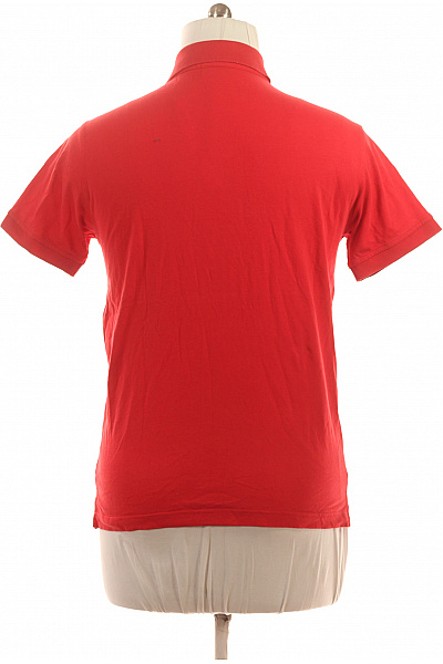 ARMANI Pánské červené polo tričko s krátkým rukávem a výšivkou Vel. L | ARMANI | obrázek 3