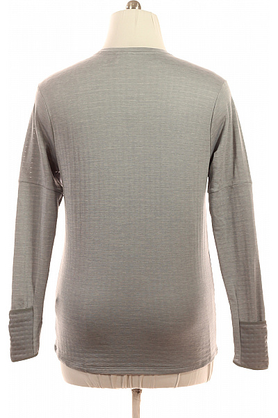 Nike Pánské polyesterové funkční tričko šedé s dlouhým rukávem na běhání Velikost M | Nike | obrázek 3