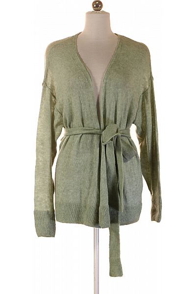 Trachten Deiser Dámský pletený svetr kardigan volný s páskem zelený Velikost 36 | Trachten Deiser | obrázek 2