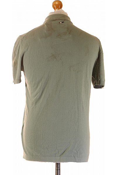 U.S.POLO ASSN. Pánské bavlněné polo tričko khaki s krátkým rukávem a výšivkou Velikost M | U.S.POLO ASSN. | obrázek 2