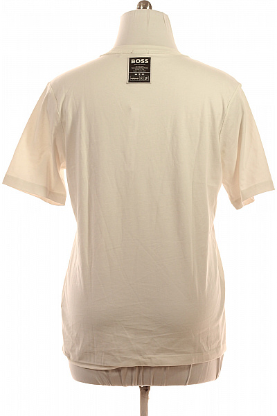 Hugo Boss Pánské tričko béžové basic s krátkým rukávem a náprsní kapsou Velikost L | Hugo Boss | obrázek 2