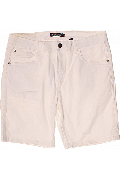 ben sherman Pánské bílé bavlněné riflové kraťasy s kapsami volnočasové krátké Vel. 34 | ben sherman | obrázek 2