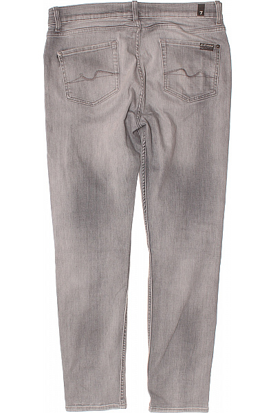 7 for all mankind Slim Tapered Džíny Šedé Seprané Úzké Klasické Vel. 33 | 7 for all mankind | obrázek 2