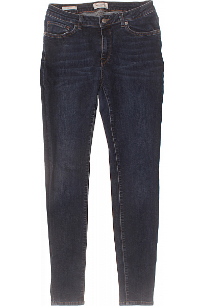 SELECTED Dámské Bavlněné Tmavě Modré Strečové Skinny Džíny Velikost W32
