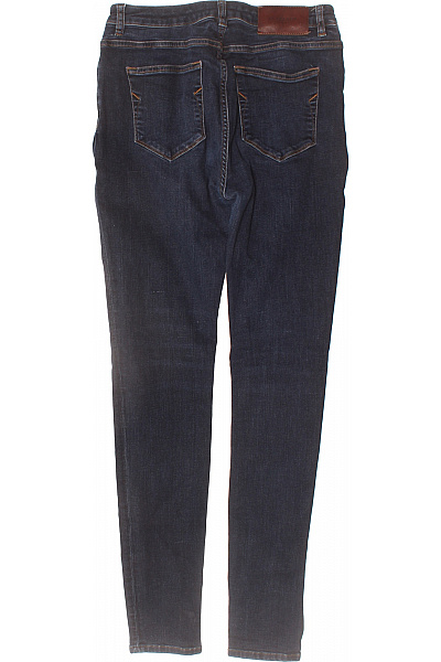 SELECTED Dámské bavlněné tmavě modré strečové skinny džíny Velikost W32 | SELECTED | obrázek 2