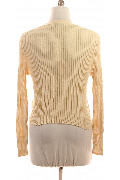 Marc O´Polo Dámský bavlněný žebrovaný kardigan béžový propínací s výstřihem do V Velikost XL | Marc O´Polo | obrázek 2