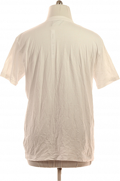 John Richmond Pánské bílé tričko s krátkým rukávem a nápisem basic Vel. XXL | John Richmond | obrázek 2