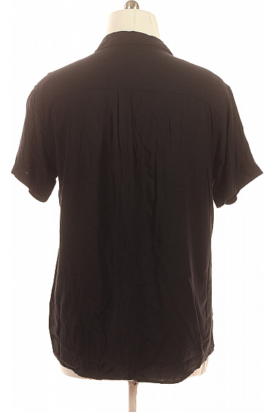 Urban Surface Pánská viskózová černá košile s krátkým rukávem ležérní letní Vel. XL | Urban Surface | obrázek 2