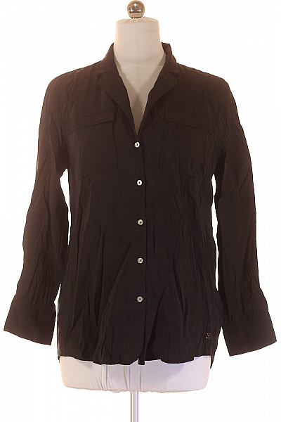 TAMARIS Dámská Košile Černá Second Hand Vel. 38