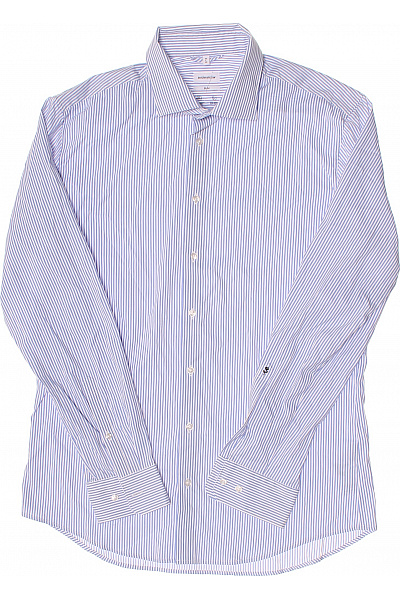 Seidensticker Pánská košile slim fit modrá bílá pruhovaná elegantní dlouhá Velikost L | Seidensticker | obrázek 2