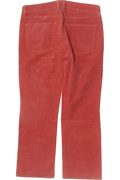 J.CREW Dámské manšestrové bavlněné kalhoty červené rovné ležérní s kapsami Velikost M | J.CREW | obrázek 3