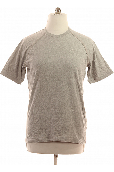 Jednoduché Pánské Tričko Šedé ADIDAS Second Hand Vel. M