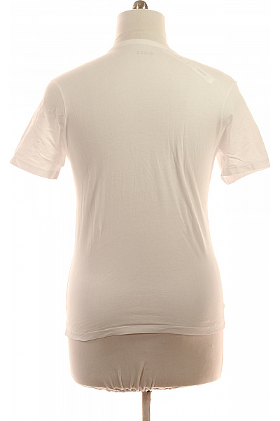 Hugo Boss Dámské tričko s krátkým rukávem bílé basic jednobarevné bavlněné Velikost L | Hugo Boss | obrázek 2