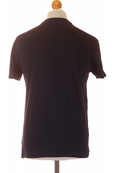 Ralph Lauren Pánské bavlněné tmavě modré tričko s krátkým rukávem basic Vel. m | Ralph Lauren | obrázek 2