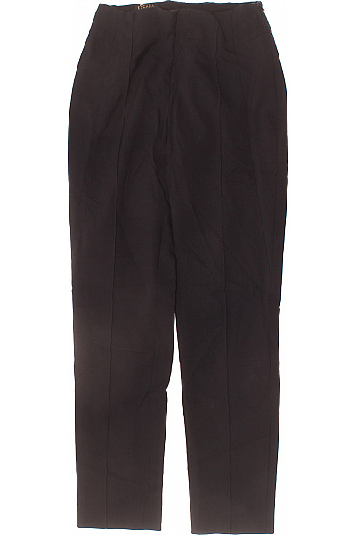 Escada Dámské černé oblekové kalhoty elegantní rovné dlouhé s puky Velikost 32 | Escada | obrázek 2