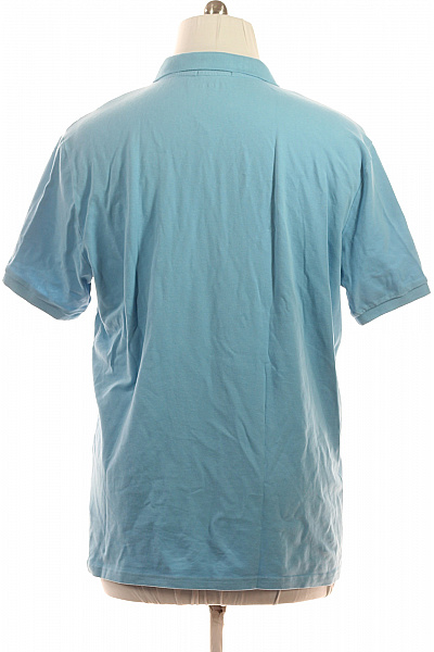 NO EXCESS Pánské světle modré polo tričko s krátkým rukávem basic Vel. xxl | NO EXCESS | obrázek 2