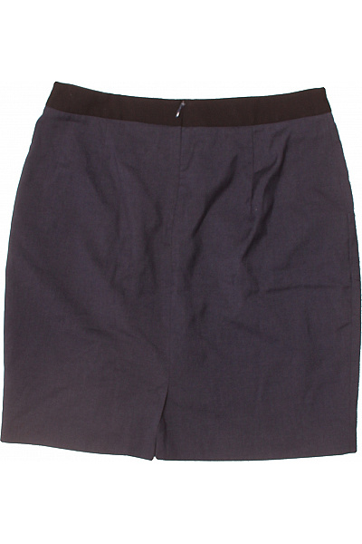 Dámská tmavě modrá pouzdrová mini sukně business s kapsami se zipem Vel. 36 | Unimoda | obrázek 3