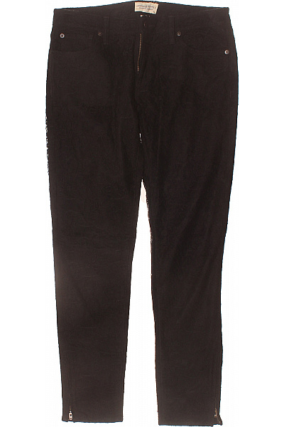 Dámské černé skinny kalhoty zip kotníky ležérní Vel. 29 | Unimoda | obrázek 2