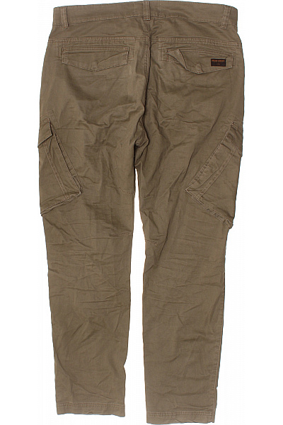 Urban Surface Pánské bavlněné cargo kalhoty volnočasové dlouhé hnědé Velikost 36 | Urban Surface | obrázek 2