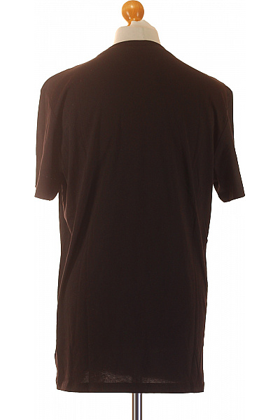 G-Star Pánské tmavě hnědé tričko s krátkým rukávem a kulatým výstřihem basic Velikost xl | G-Star | obrázek 3