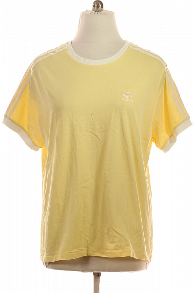 ADIDAS Žluté tričko adidas s krátkým rukávem retro basic | ADIDAS | obrázek 2