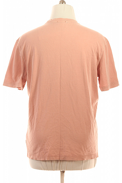 LACOSTE Pánské tričko lososové krátký rukáv basic s výšivkou Vel. L | LACOSTE | obrázek 3