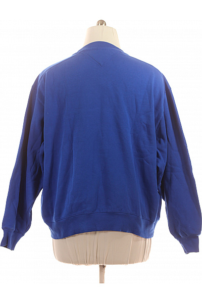 TOMMY HILFIGER Bavlněná modrá mikina USA streetwear přes hlavu s výšivkou Vel. XXL | TOMMY HILFIGER | obrázek 3