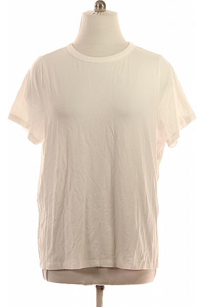 SAMOON Dámské bílé tričko s krátkým rukávem basic Vel. XXL | SAMOON | obrázek 2