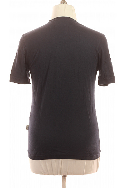 PLEIN SPORT Pánské tmavě modré tričko s krátkým rukávem a texturou Velikost L | PLEIN SPORT | obrázek 2