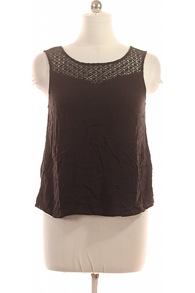 s.OLIVER Dámská halenka bez rukávů krajková černá Vel. 40 | s.OLIVER | obrázek 2