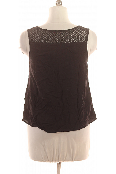 s.OLIVER Dámská halenka bez rukávů krajková černá Vel. 40 | s.OLIVER | obrázek 3