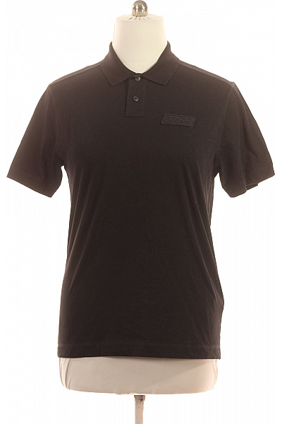 Hugo Boss Pánské černé Polo Tričko S Krátkým Rukávem Basic Vel. M