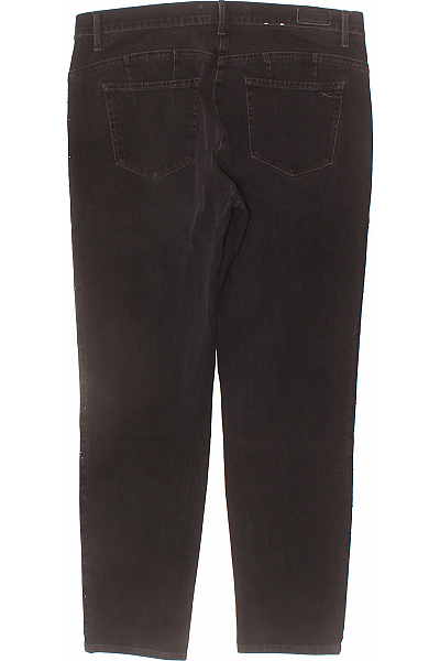 BRAX Dámské černé džíny slim fit seprané s kamínky nad kotníky Vel. M | BRAX | obrázek 2