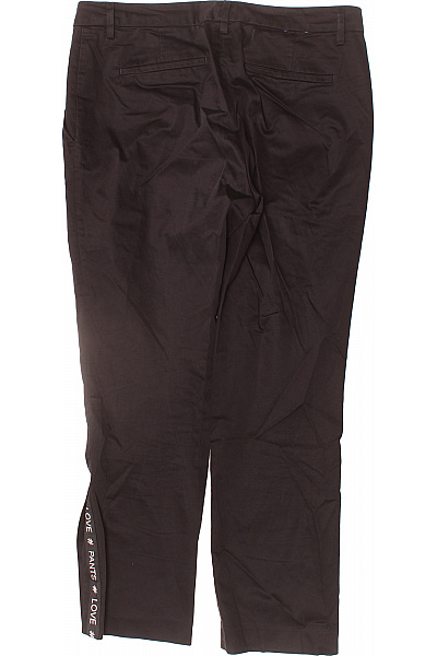 GARDEUR Dámské hnědé chino kalhoty volné rovné ležérní s potiskem Velikost 40 | GARDEUR | obrázek 2