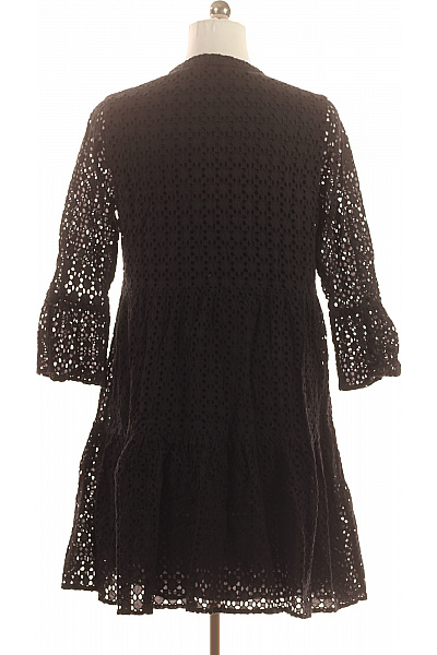 Cartoon Černé krajkové letní šaty tunikové volné ažurové Velikost 38 | Cartoon | obrázek 2